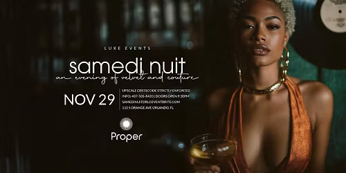 Samedi Nuit: An Evening of Velvet and Couture