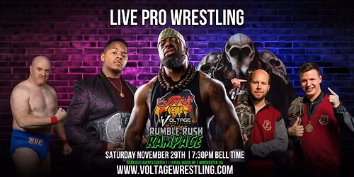 Voltage Wrestling presents: The Rumble, Rush, Rampage
