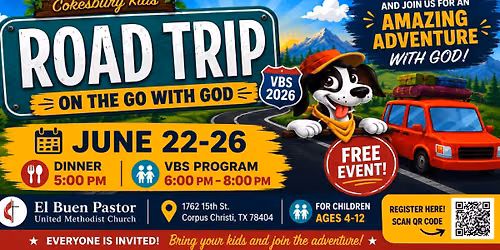 \ud83d\ude97 Road Trip VBS 2026 \u2013 On the Go With God! \/ \ud83d\ude97 Escuela B\u00edblica de Vacaciones 2026