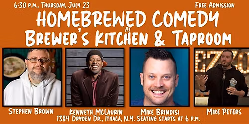 Homebrewed Comedy at Brewer's Kitchen & Taproom