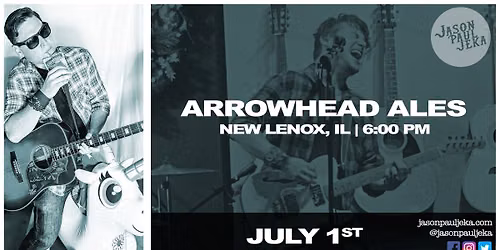 Jason Paul Jeka (Solo Acoustic) - Arrowhead Ales | New Lenox, IL