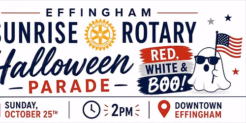 2026 Effingham Halloween Parade - "Red, White & Boo"