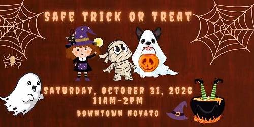 Safe Trick or Treat Downtown Novato