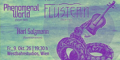 FL\u00dcSTERN (A), PHENOMENAL WORLD (A), KARL SALZMANN (Klanginstallation, Raum-Intervention \/ A)