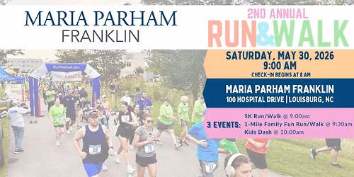 Maria Parham Franklin: 2nd Annual Stomp the Stigma 5K