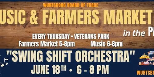 Swing Shift Orchestra- WBOT Music & Farmers Market in the Park