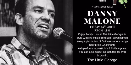 Paddy Hour & Live Music with Danny Malone