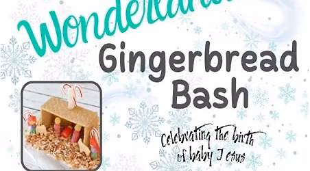 Kids - Nativity Gingerbread House Party