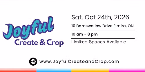 Joyful Create & Crop - Oct 24th, 2026