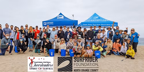 Surfrider Foundation & RipCurl - Beach Cleanup in Huntington Beach