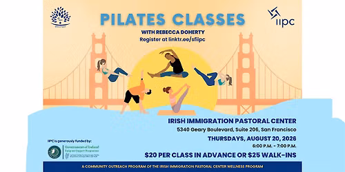 Pilates-Thursdays starting August 20, 2026