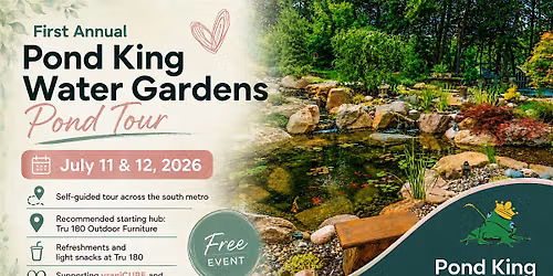 First Annual Pond King Water Gardens Pond Tour