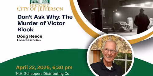 Don't Ask Why: The Murder of Victor Block