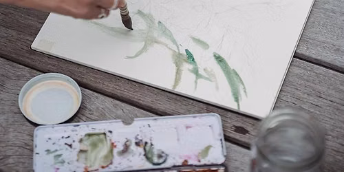 Nature and foliage with Watercolours