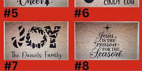 Personalized Doormat Workshop 