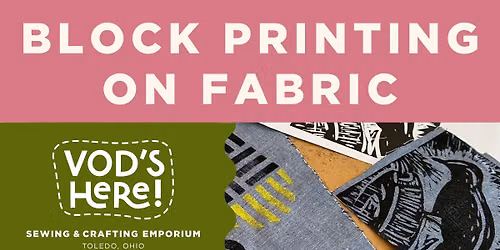 Block Printing on Fabric Workshop