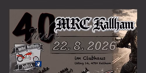 40. Motorradtreffen | 40 Jahre MRC Kallham
