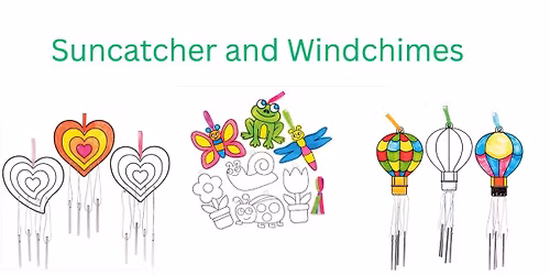 Suncatcher, Windchimes and Lanterns with Tea lights 25th\/26th\/27th\/28th\/29th 10-4pm 