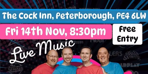 \u2018LODESTONE\u2019 Band Debut + \u2018FETE TABLE\u2019 Street Food @ The Cock Inn, Werrington, Peterborough, PE4 6LW