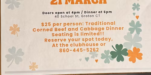 Tom & Carol Connors St. Patrick's Day Dinner