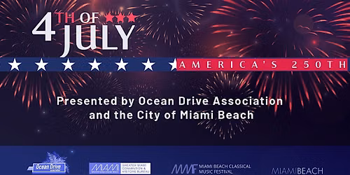 July 4th Celebration on Ocean Drive