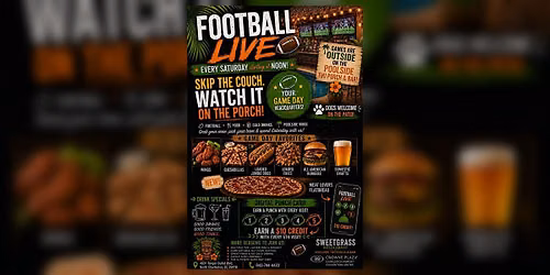 Football Live - Crowne Plaza Tiki Bar & Porch