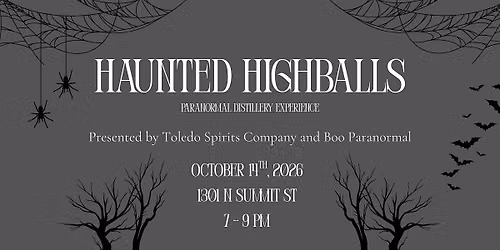Haunted Highballs: Paranormal Distillery Experience