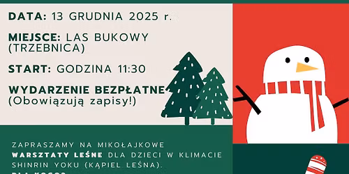 Miko\u0142ajkowa K\u0105piel Le\u015bna dla dzieci (Las Bukowy Trzebnica)