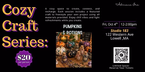 Cozy Craft Series: Pumpkins & Potions