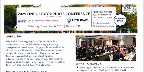 2025 Oncology Update Conference