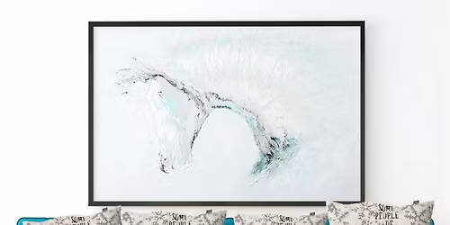 Snow Couple Painted Pillow Workshop