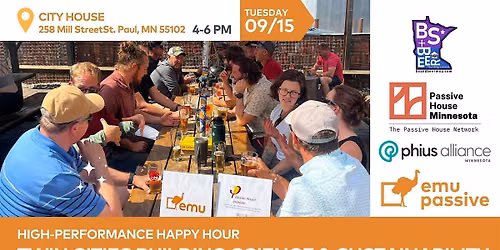 High-Performance Happy Hour: Twin Cities Building Science & Sustainability