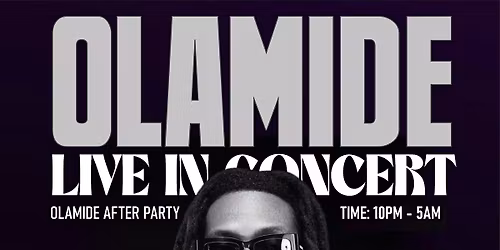 OLAMIDE LONDON CONCERT AFTER PARTY