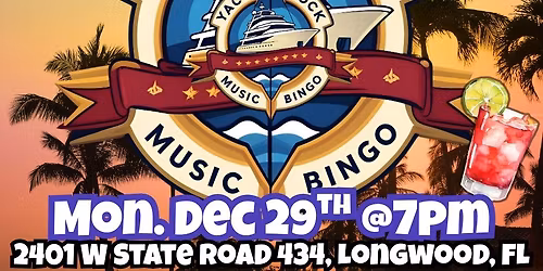 Yacht Rock Music Bingo @ Hurricane Grill & Wings Longwood