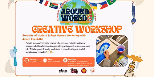 FREE: Portrait Painting Workshop: Paint Your Hero with Jamm the Artist