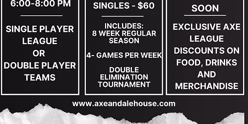 Axe League Night!