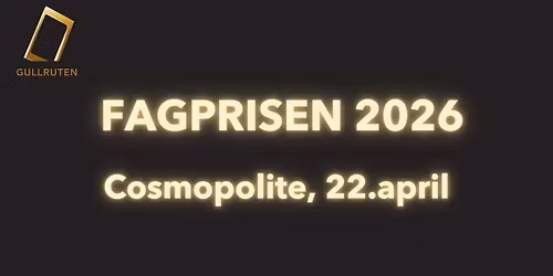 Gullrutens Fagpris 2026