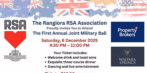 The First Annual Joint Military Ball