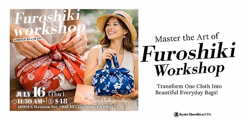 Master the Art of Furoshiki Work Shop