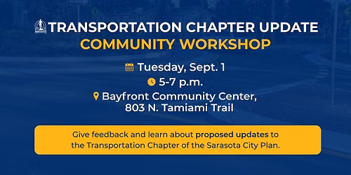 Transportation Chapter update community workshop