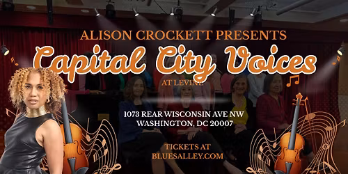 Capital City Voices @Blues Alley featuring Charanee Wade
