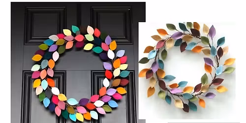 Pops of Color Wreath Class
