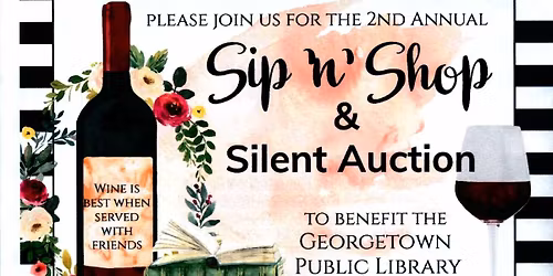 Annual Sip'n'Shop benefit fundraiser