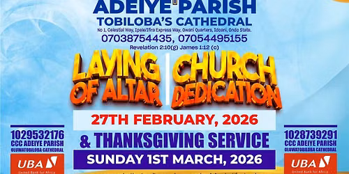 LAYING OF ALTAR 
