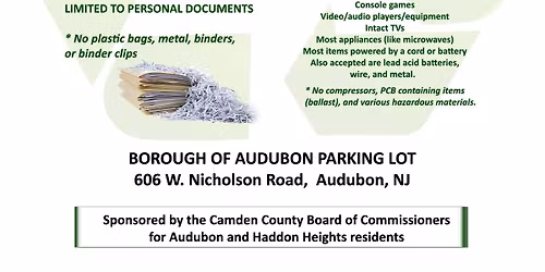Shredding and E-Waste Event