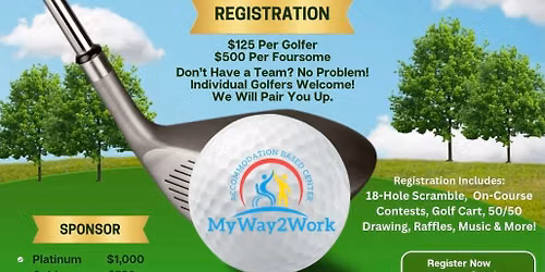 2026 My Way 2 Work Charity Golf Outing