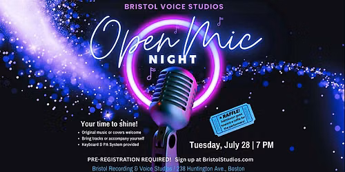 Open Mic Tuesday, 7\/28