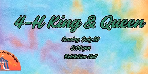 4-H King & Queen Ceremony at the Shawnee County Fair