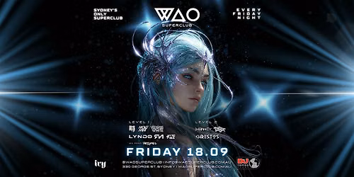 FRI 18 SEPT - WAO SUPERCLUB @ IVY