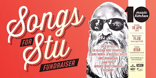 SONGS FOR STU - Fundraiser 19th April 2026
